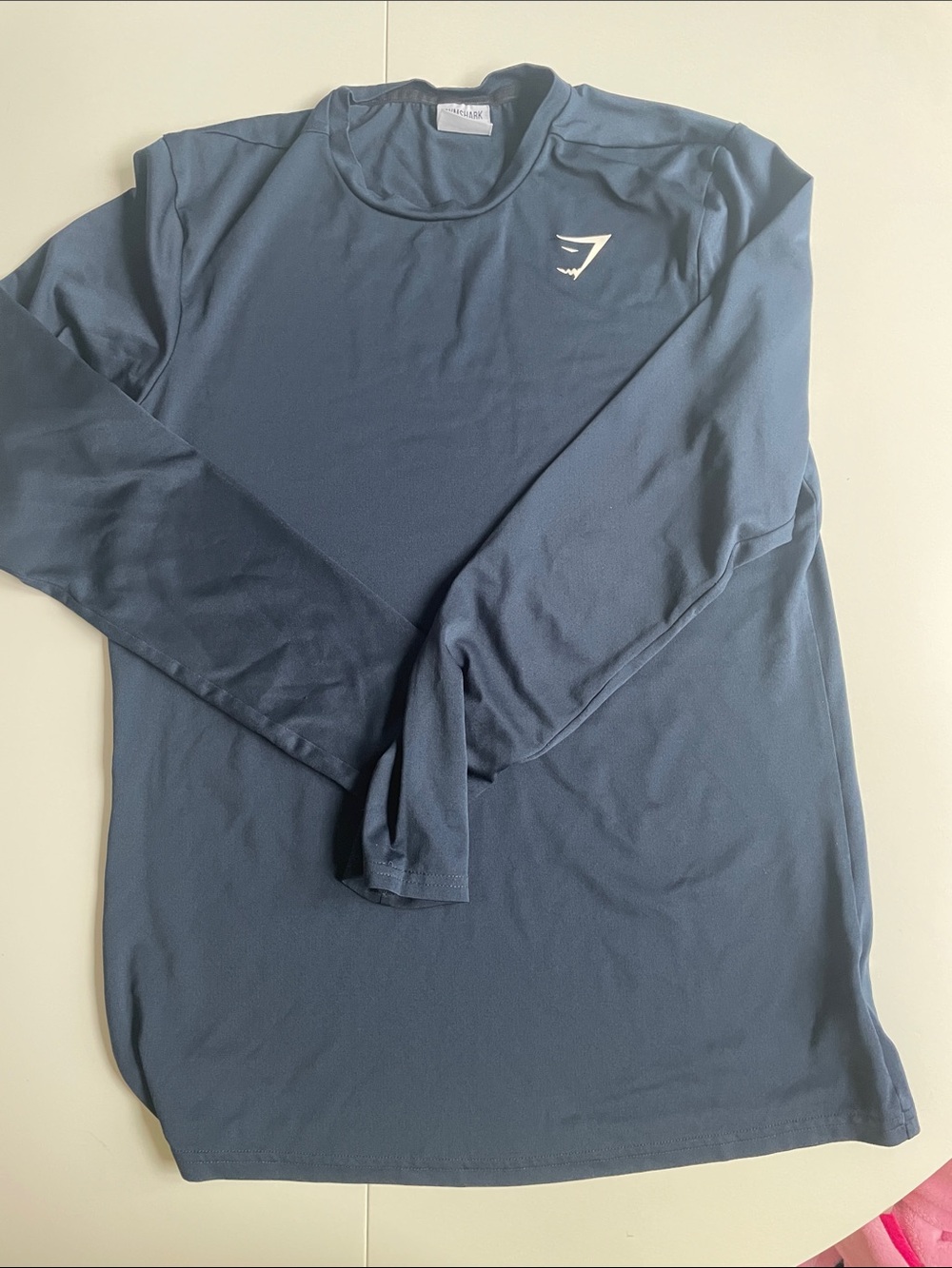 Gymshark Men’s Long Sleeve Performance Top - Navy Blue